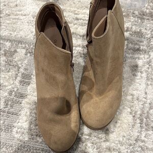 Tan Suede Ankle Boots